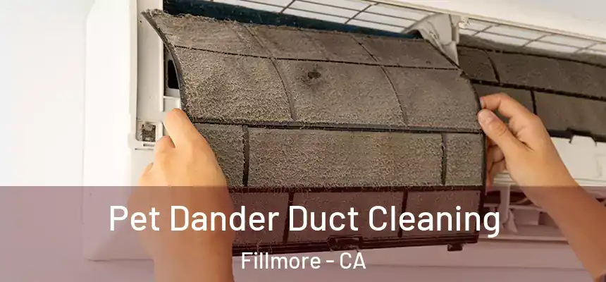  Pet Dander Duct Cleaning Fillmore - CA