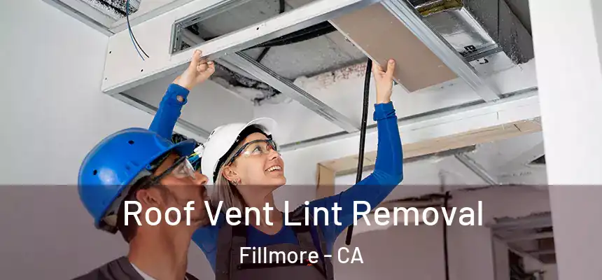  Roof Vent Lint Removal Fillmore - CA